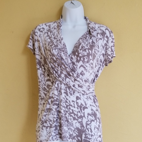 short sleeve wrap shirt